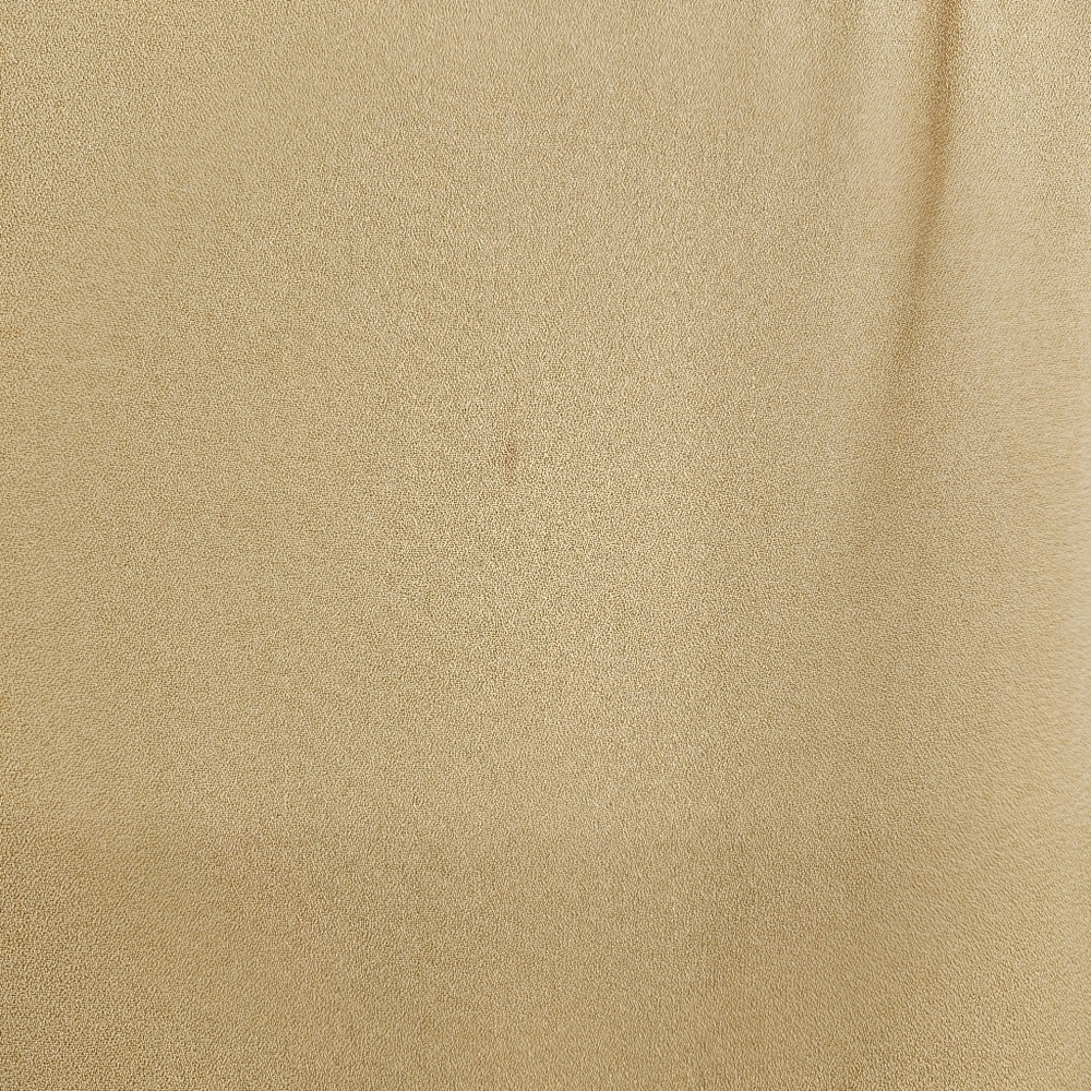 John Mark Cold Shoulder Boxy Blouse Womens Size Medium Gold Short Sleeve - Picture 5 of 7